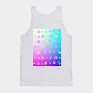 PAW Print Pattern Tank Top